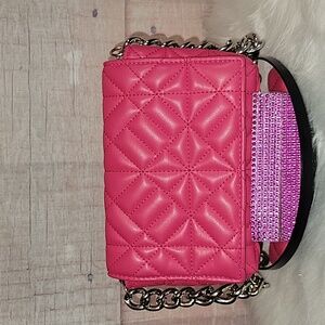 ZARA Barbie Pink Quilted Handbag w/Chunky Chain